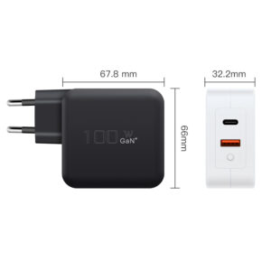 WEP-100-CA Black&White 100W GaN Charger